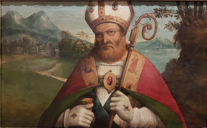 《桑马雷洛》本韦努托·提西(Benvenuto Tisi)作品-San Maurelio, Museo della Cattedrale, Ferrara