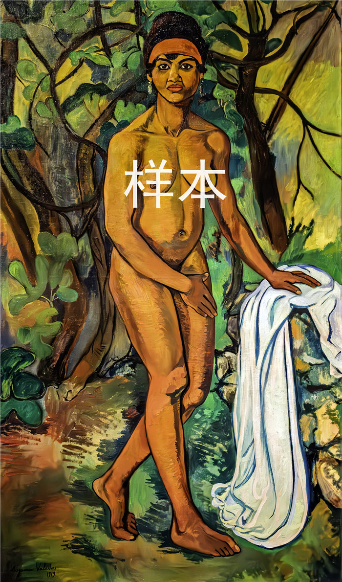 《黑维纳斯》苏珊娜·瓦拉东(Suzanne Valadon)的画作-La Vénus noire