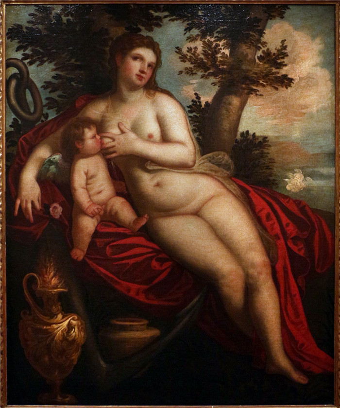 《帕多瓦尼诺,滋养爱的希望》亚历山德罗·瓦罗塔里(Alessandro Varotari)画作-Padovanino, la speranza che nutre amore