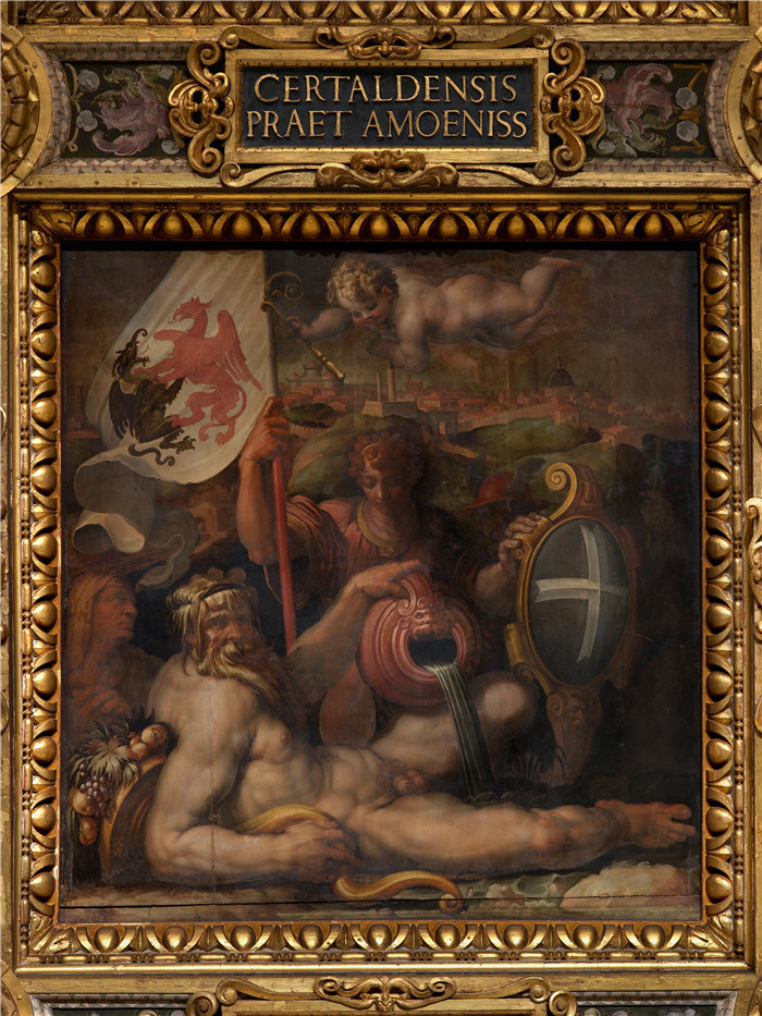 《沃尔泰拉的寓言》乔治·瓦萨里(Giorgio Vasari)的画作-Allegory of Volterra