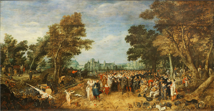 油画-休战寓言 Allégorie de la trève de 1609