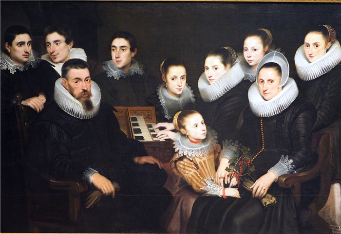 科内利斯·德·沃斯（Cornelis de Vos）的绘画-家庭形象展Vos Familienbild