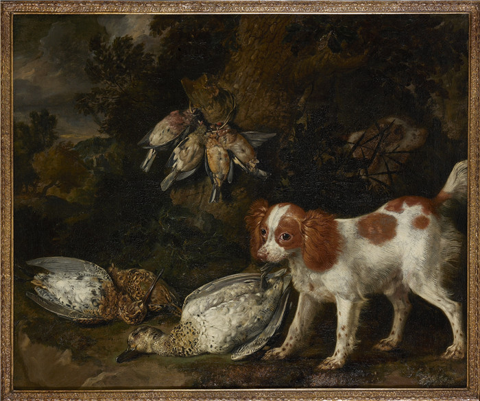 小狗与死去的禽鸟Vlinderhondje en dood gevogelte