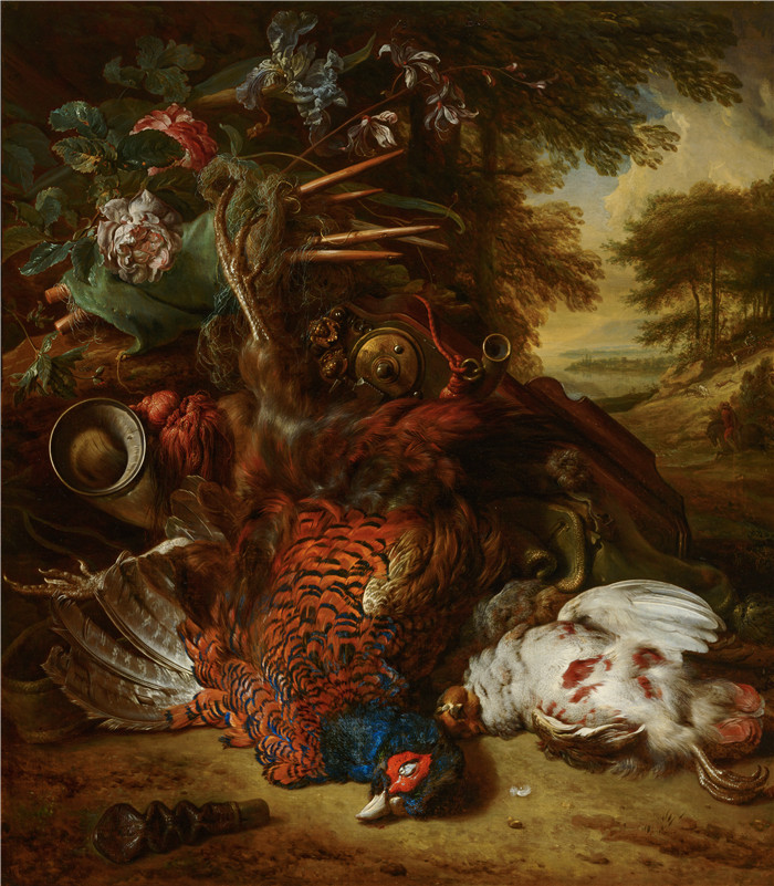 扬·维尼克斯（Jan Weenix）油画-狩猎静物Hunting Still Life