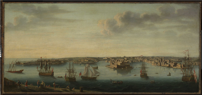 马耳他瓦莱塔大港航运Shipping in Grand Harbour, Valletta, Malta