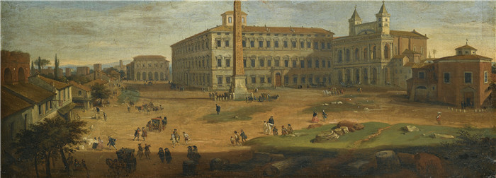 罗马，圣乔瓦尼·拉特兰诺广场的景色