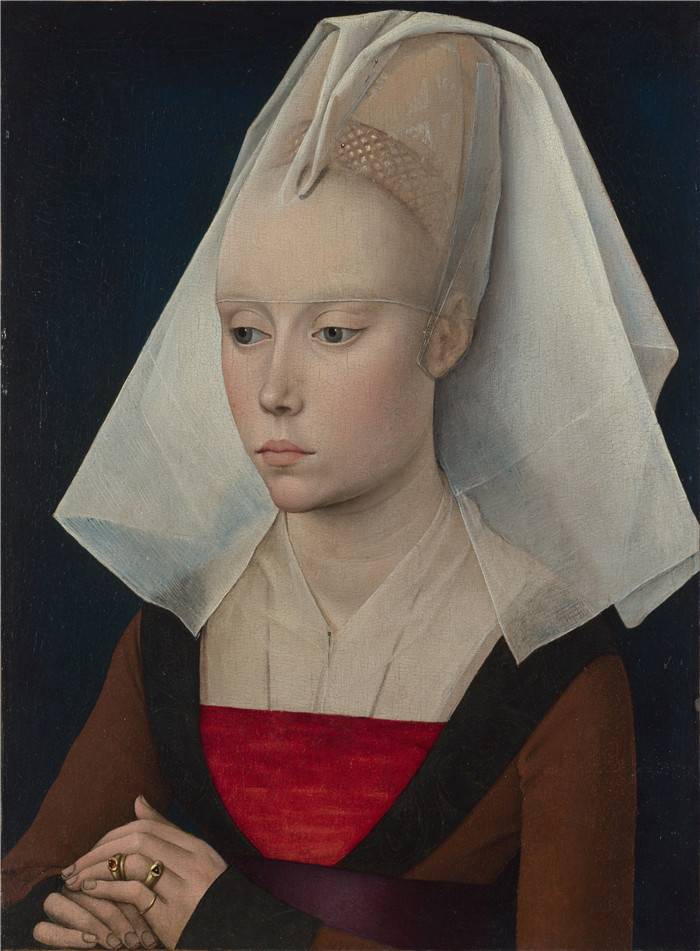 《女士肖像》罗吉尔·范德韦登(Rogier van der Weyden)作品-workshop - Portrait of a Lady - 1460