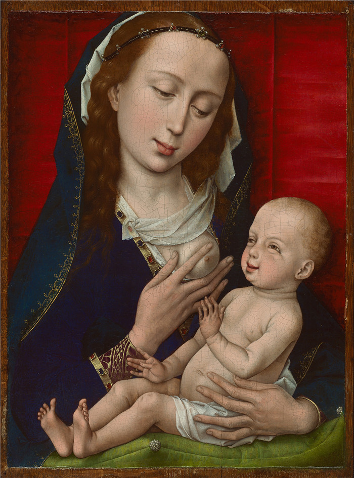 《圣母与圣子》罗吉尔·范德韦登(Rogier van der Weyden)作品- Virgin and Child