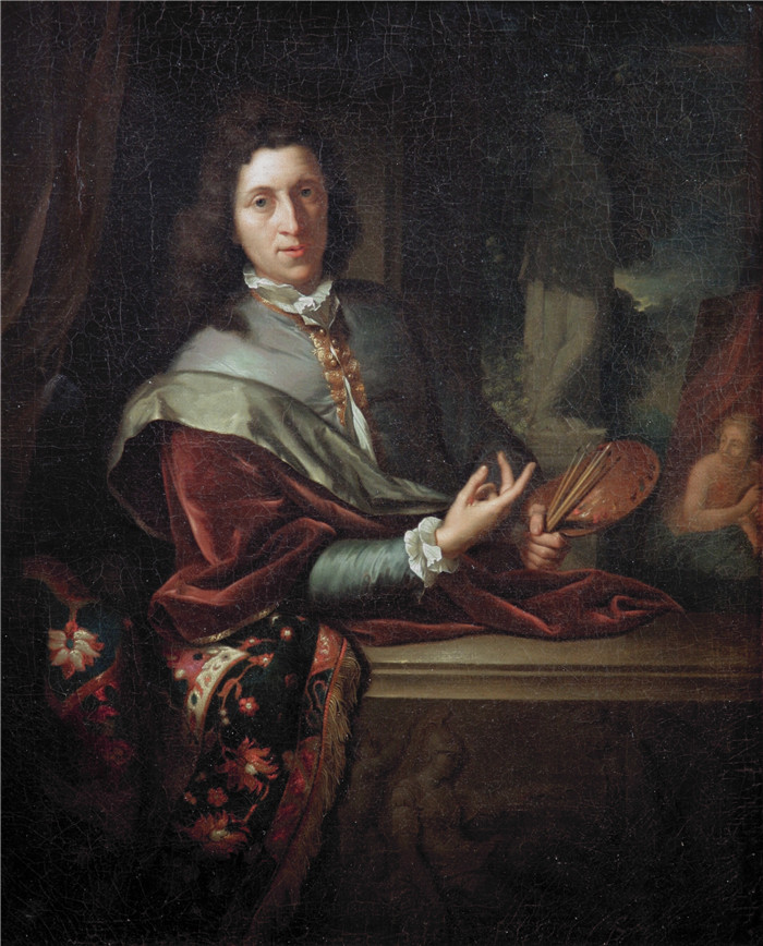 彼得·范德韦尔夫自画像Self-portrait, by of Pieter van der Werff (1665-1722)