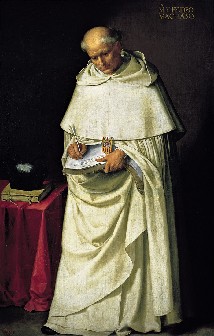 弗朗西斯科·德·苏巴朗(Francisco de Zurbarán)作品-弗赖·佩德罗·马查多 Fray Pedro Machado