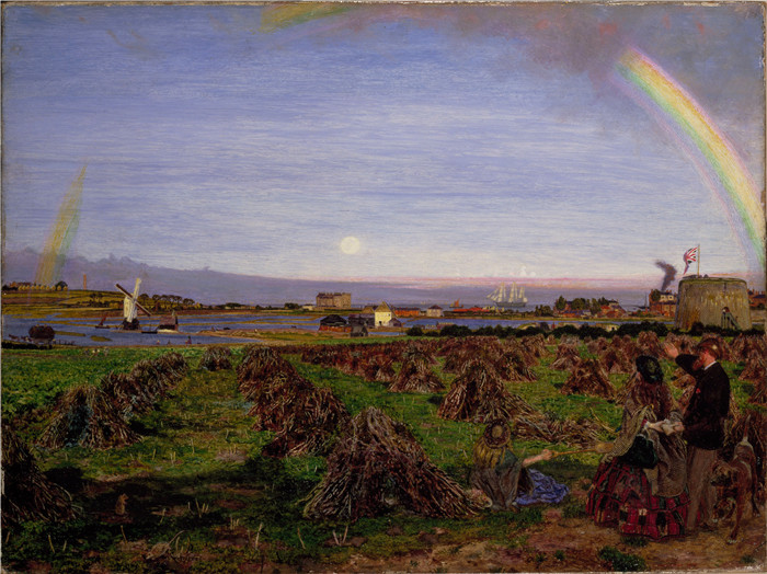 《纳兹河畔沃尔顿》福特·马多克斯·布朗(Ford Madox Brown)作品-Walton-on-the-Naze