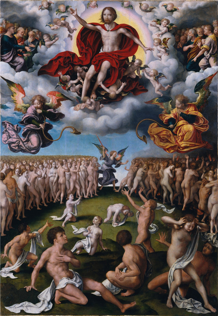 《最后的审判》乔斯·范·克莱夫(Joos van Cleve)作品- The Last Judgment