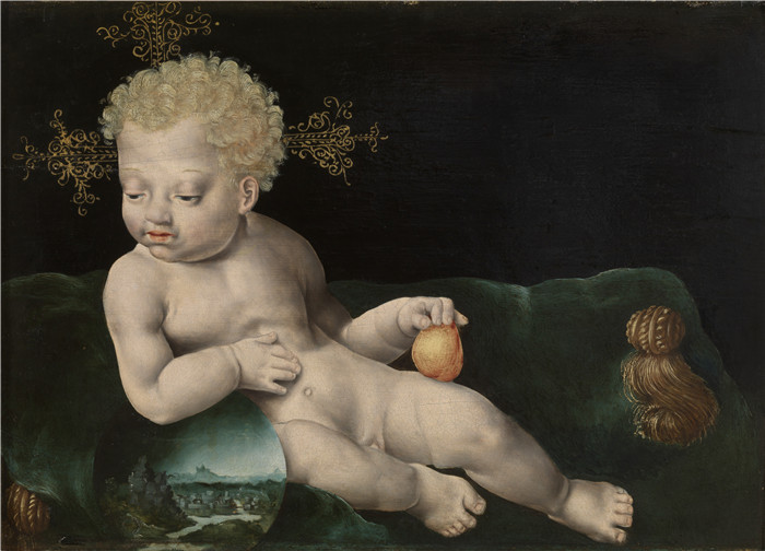 乔斯·范·克莱夫(Joos van Cleve)作品-圣婴 The Christ-Child