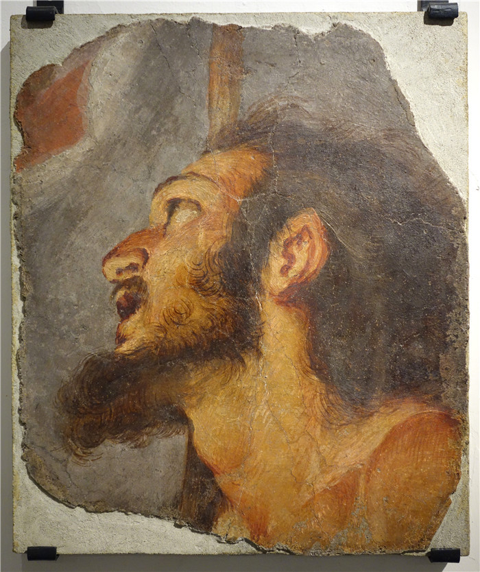 贝尔纳多·斯特罗兹(Bernardo Strozzi)作品-施洗约翰之首Head of John the Baptist by Bernardo Strozzi