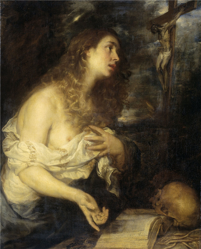 马特奥·塞雷索（Mateo Cerezo）作品-虔诚的玛利亚·玛格达莱娜 De boetvaardige Maria Magdalena