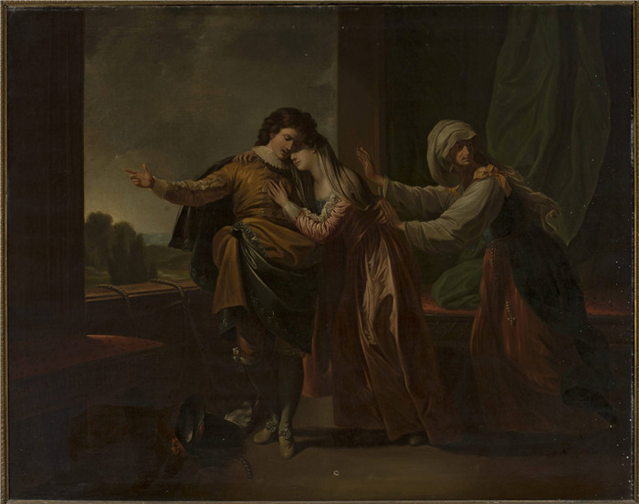 马切洛·巴恰雷利(Marcello Bacciarelli)画作-罗密欧与朱丽叶 Romeo and Juliet