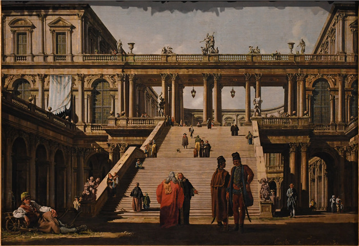 贝尔纳多·贝洛托（Bernardo Bellotto）油画-Hamburg   Kunsthalle 0884