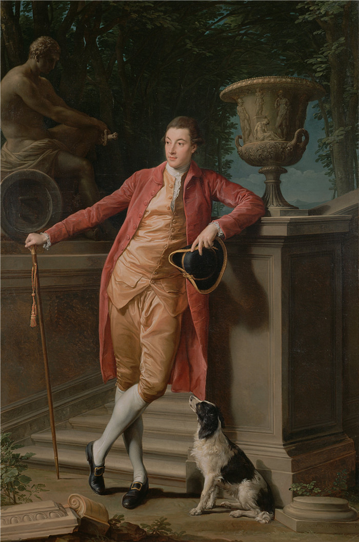 蓬佩奥·巴托尼(Pompeo Batoni)作品-约翰·塔尔博特肖像