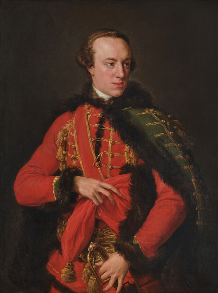 蓬佩奥·巴托尼(Pompeo Batoni)作品-斯蒂芬·贝金汉姆肖像Portrait of Stephen Beckingham