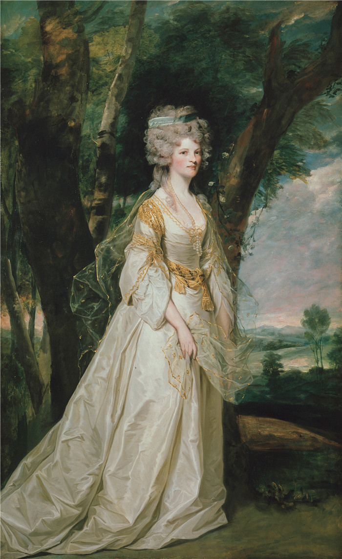 约书亚·雷诺兹(Joshua Reynolds)作品-桑德兰夫人Lady Sunderland