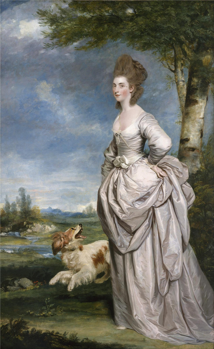 约书亚·雷诺兹(Joshua Reynolds)作品-伊莱沙·马修夫人Mrs. Elisha Mathew