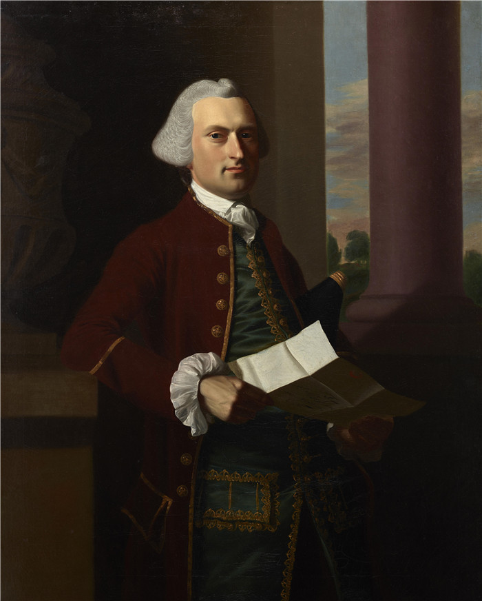 约翰·辛格尔顿·科普利(John Singleton Copley)-伍德伯里·兰登肖像
