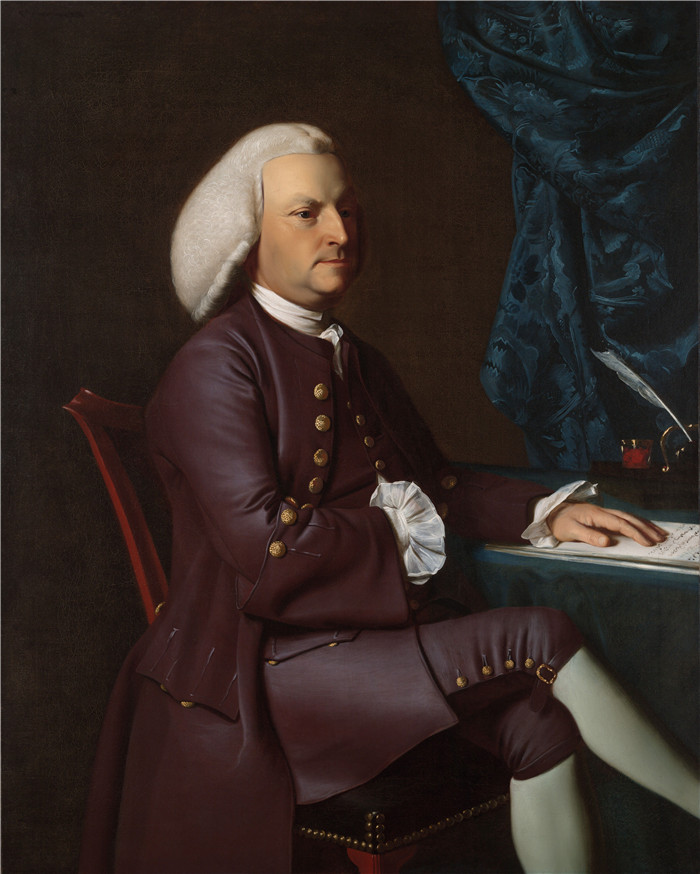 约翰·辛格尔顿·科普利(John Singleton Copley)-艾萨克·史密斯Isaac Smith (1719–1787)