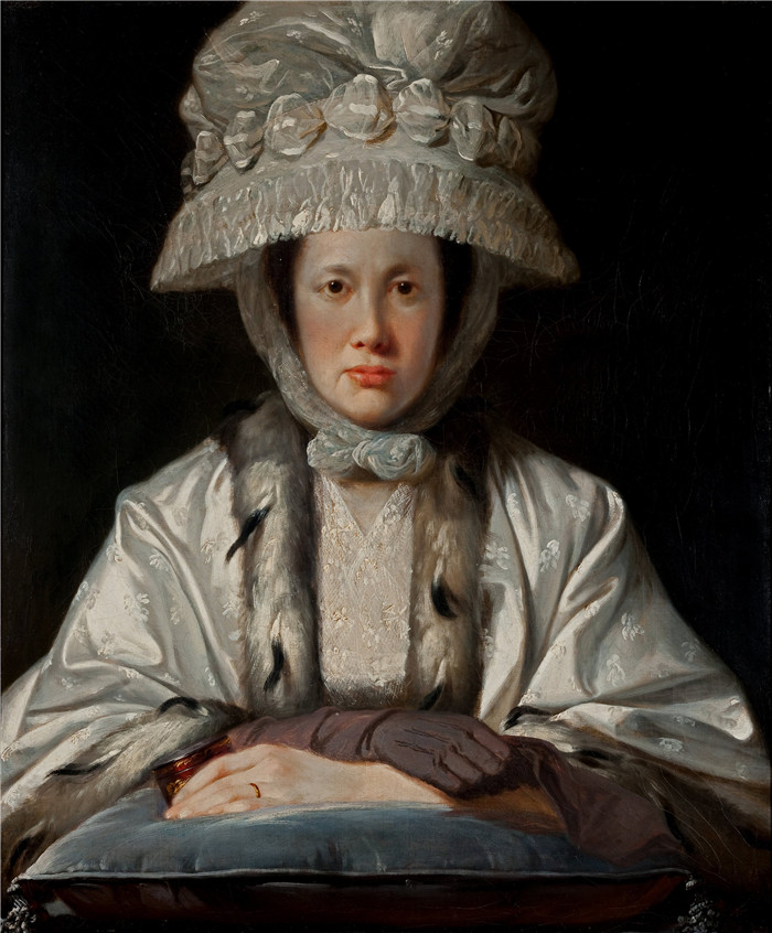 蒂莉·凯特( Tilly Kettle)作品 –安妮·霍华德-维斯肖像Portrait of Anne Howard-Vyse