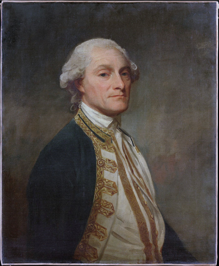 乔治·罗姆尼(George Romney)高清作品-查洛纳·奥格尔海军上将