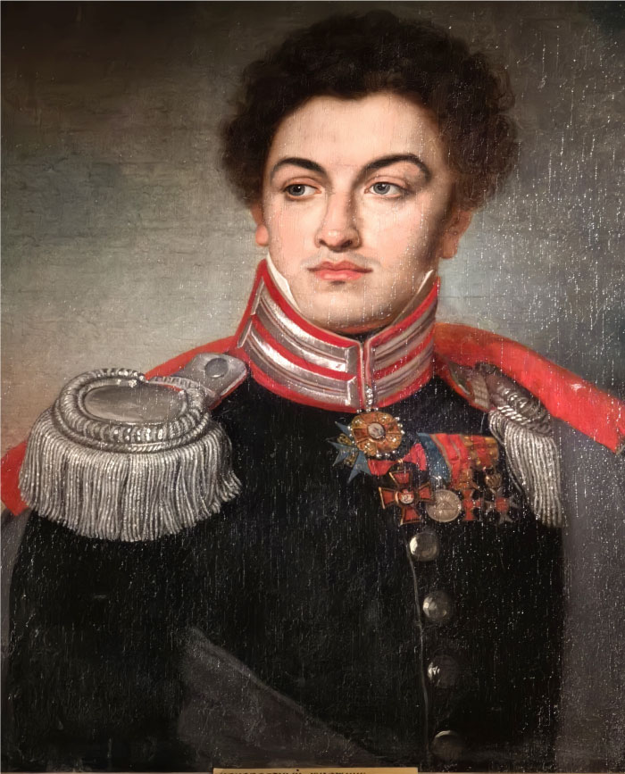 Vladimir Borovikovsky画作-诺沃西尔采夫的肖像