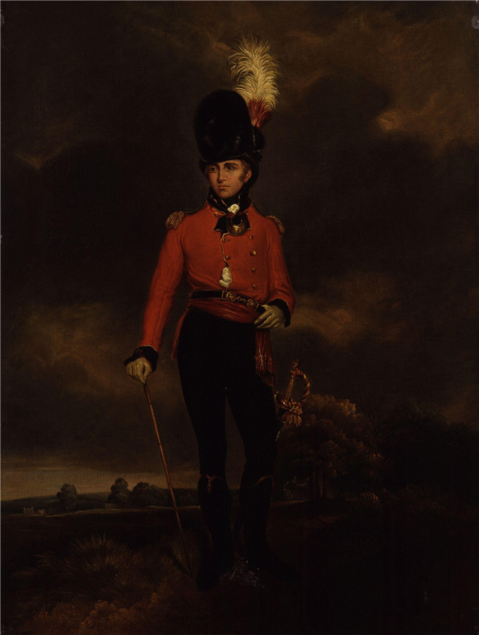 亚瑟·威廉·德维斯(Arthur William Devis)画作-威廉·皮特·阿默斯特
