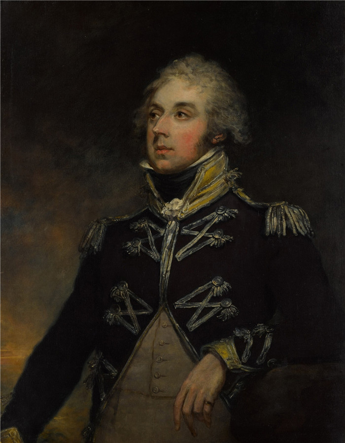亚瑟·威廉·德维斯(Arthur William Devis)画作-兰顿的詹姆斯·科克本肖像