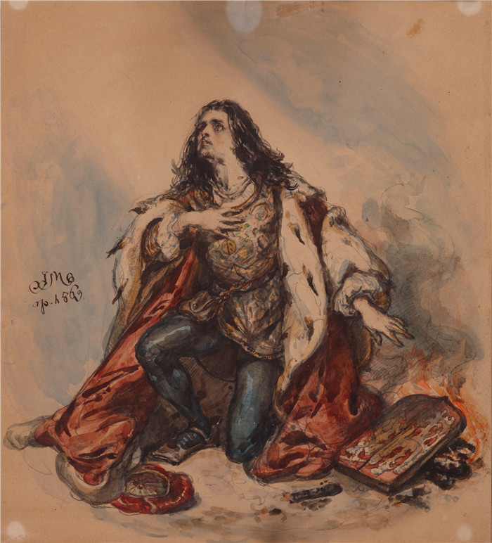 扬·马特耶科(Jan Matejko)作品-圣卡西米尔波兰王储