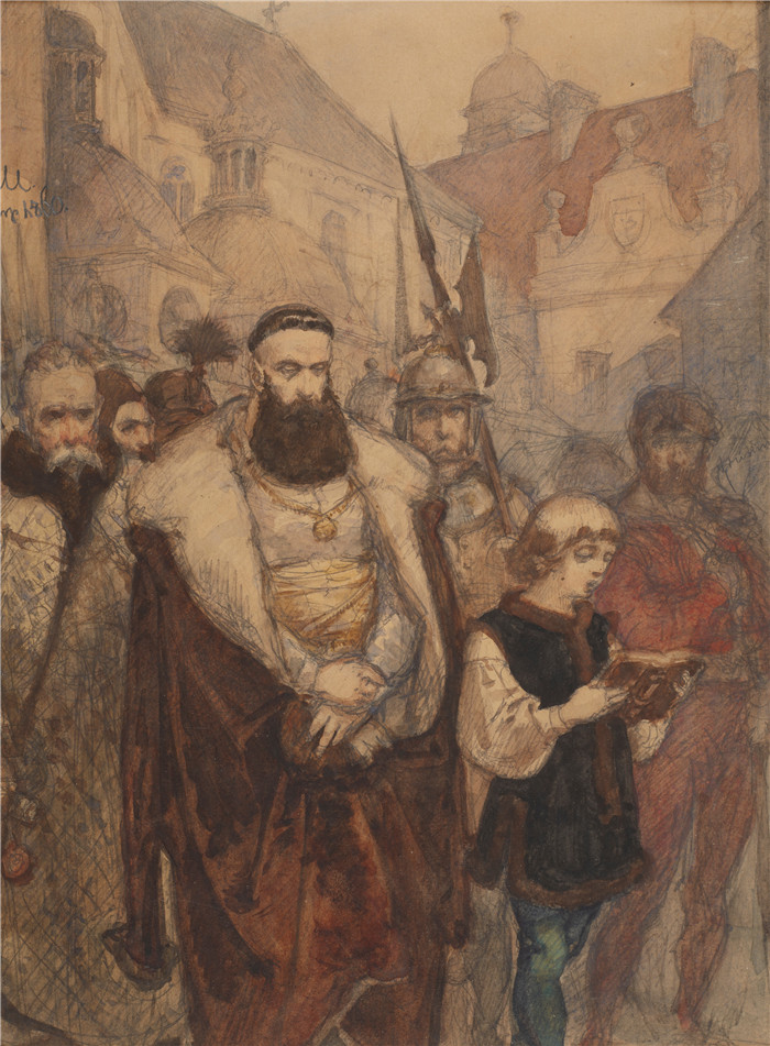 扬·马特耶科(Jan Matejko)作品-塞缪尔·兹博洛夫斯基