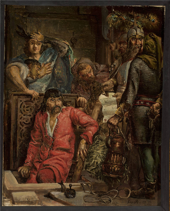 《马奇科·博尔科维奇》扬·马特耶科(Jan Matejko)作品-Maćko Borkowic