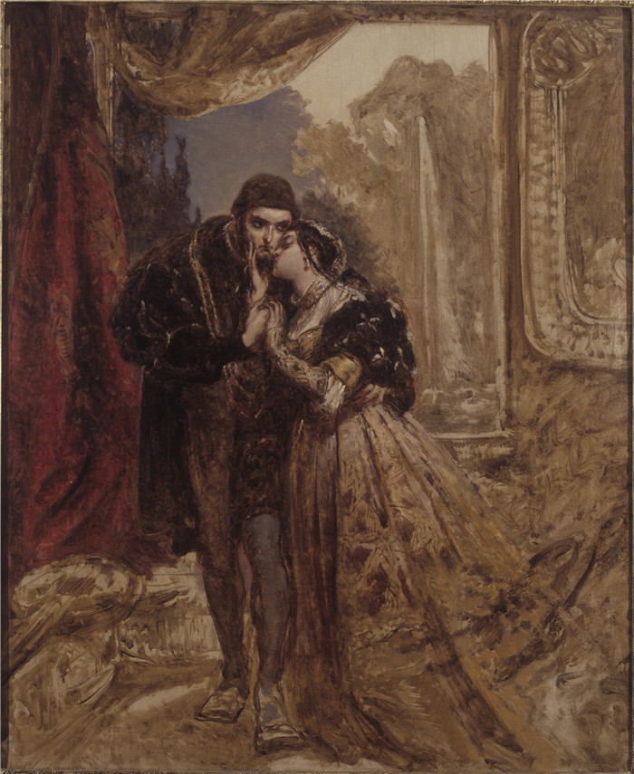 Jan Matejko作品-齐格蒙特·奥古斯塔斯和芭芭拉·拉齐威尔
