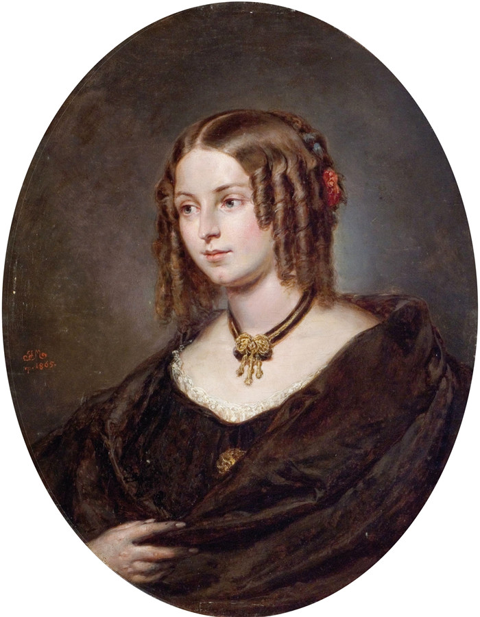 扬·马特耶科(Jan Matejko)作品-肖像Portrait of Teofila Makomaska