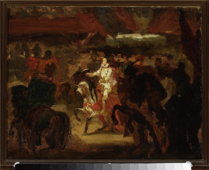 亨利克·罗达科夫斯基(Henryk Rodakowski)作品-瓦卢瓦的亨利进入克拉科夫