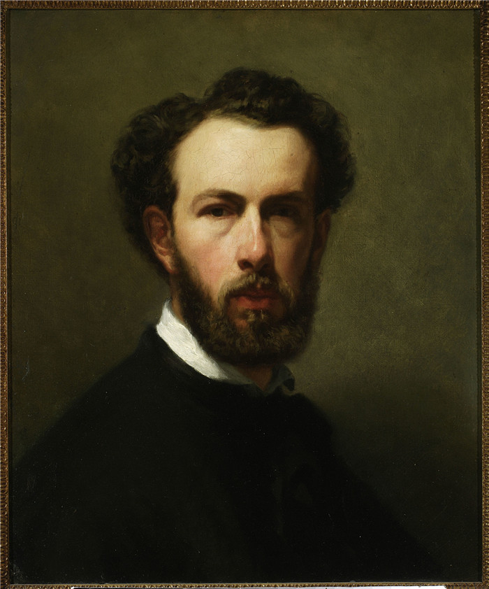 亨利克·罗达科夫斯基(Henryk Rodakowski)作品-自画像Self-portrait