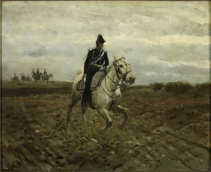 马克西米利安·吉尔姆斯基(Maksymilian Gierymski)作品-订单发货Order dispatch