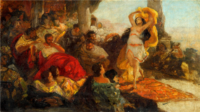 莫里西·戈特利布（Maurycy Gottlieb）作品-莎乐美之舞Salome's Dance