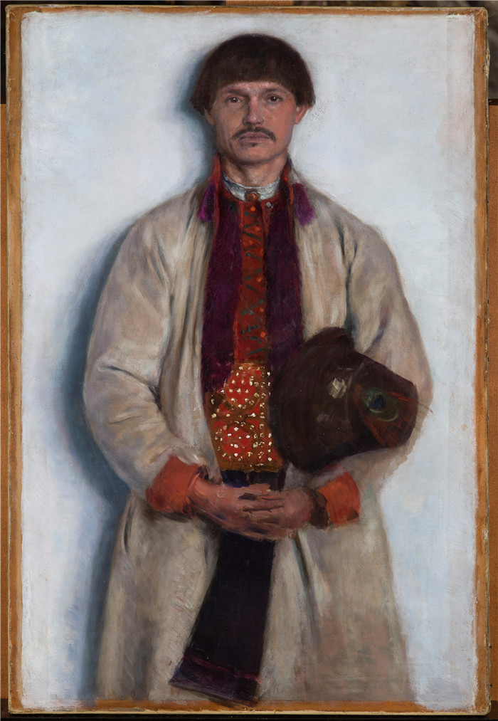 《来自布罗诺维采的农民》亚历山大·吉列姆斯基 (Aleksander Gierymski)-Peasant from Bronowice