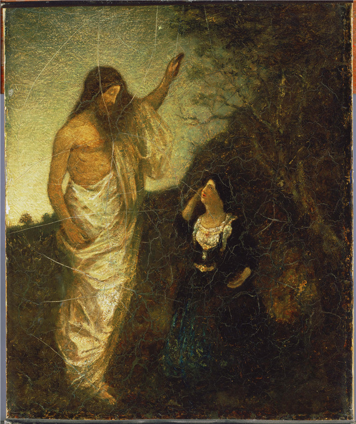 阿尔伯特·平克汉姆·莱德(Albert Pinkham Ryder)油画-复活 Resurrection