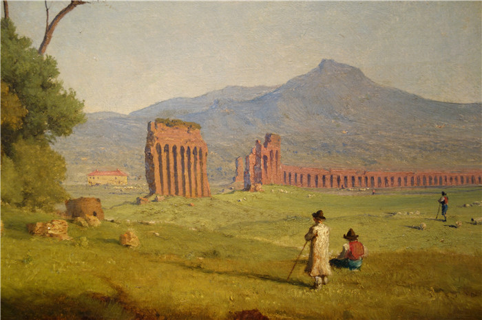 乔治·英尼斯（George Inness）油画-罗马平原Roman Campagna 