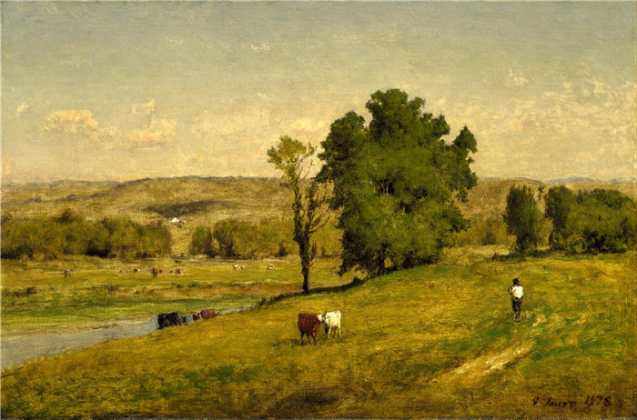 乔治·英尼斯（George Inness）油画-景观Landscape