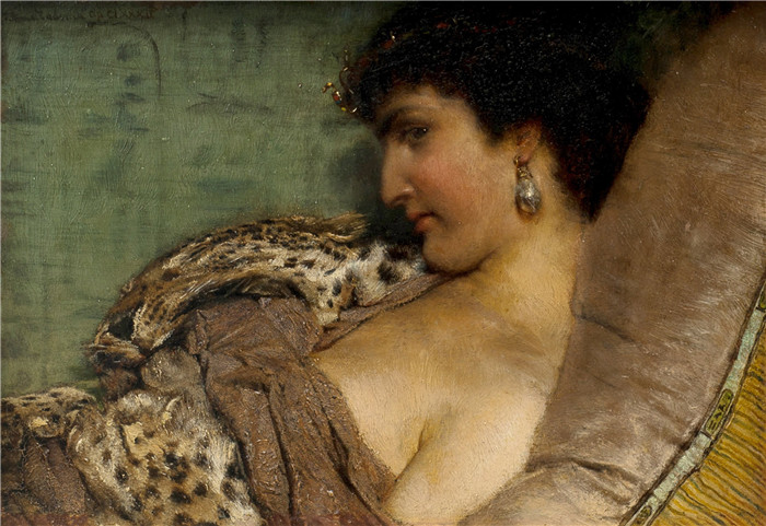 劳伦斯·阿尔玛·塔德玛（Lawrence Alma-Tadema)高清油画-克利奥帕特拉Cleopatra