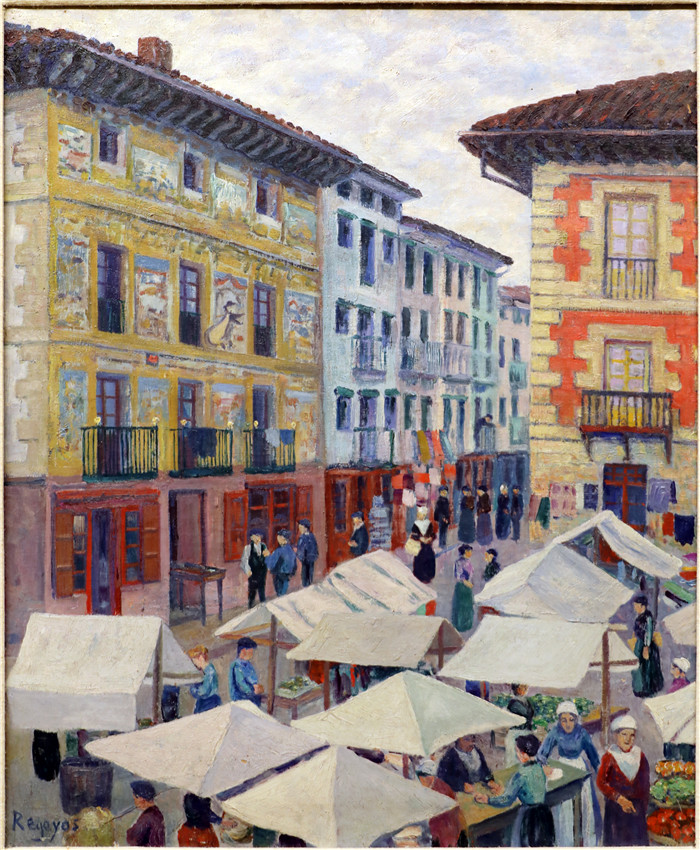 达里奥·雷格尤斯（Dario de Regoyos）油画-奥里亚的别墅市场