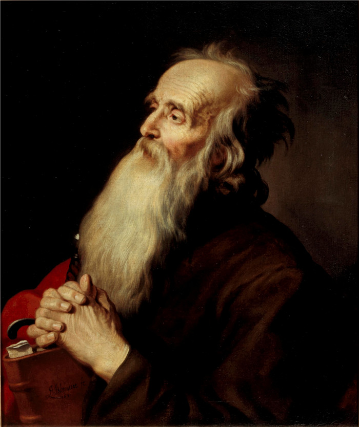 亚伯拉罕·布洛马特(Abraham Bloemaert)作品-使徒保罗The Apostle Paul