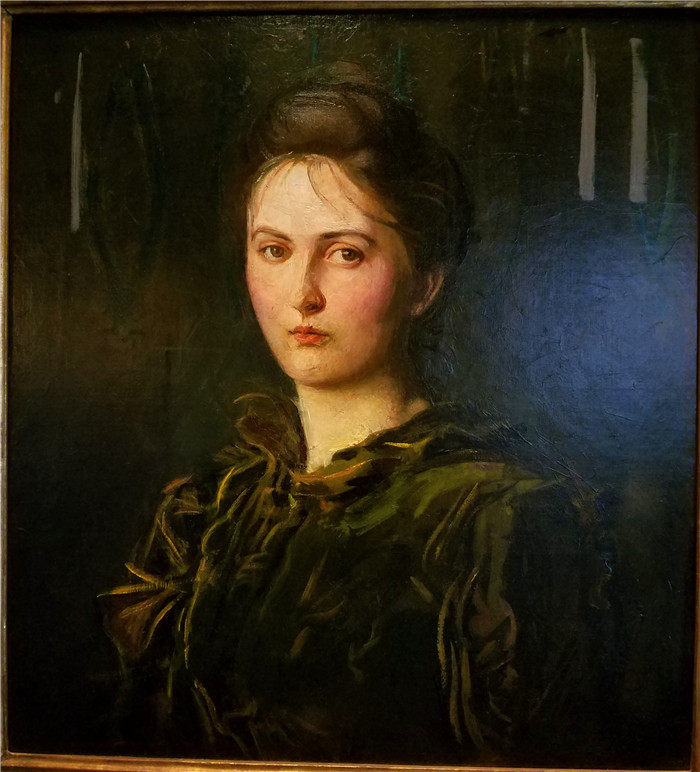 雅培·汉德森·塞耶 (Abbott Handerson Thayer)-玛丽，艺术家女儿的肖像
