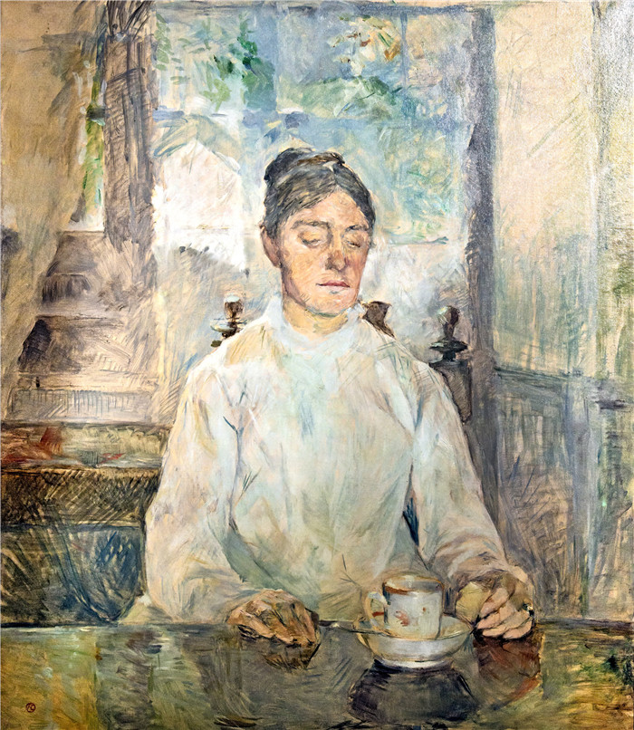 阿黛尔伯爵夫人在马尔罗梅城堡吃早餐